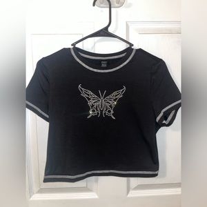 Butterfly Crop top